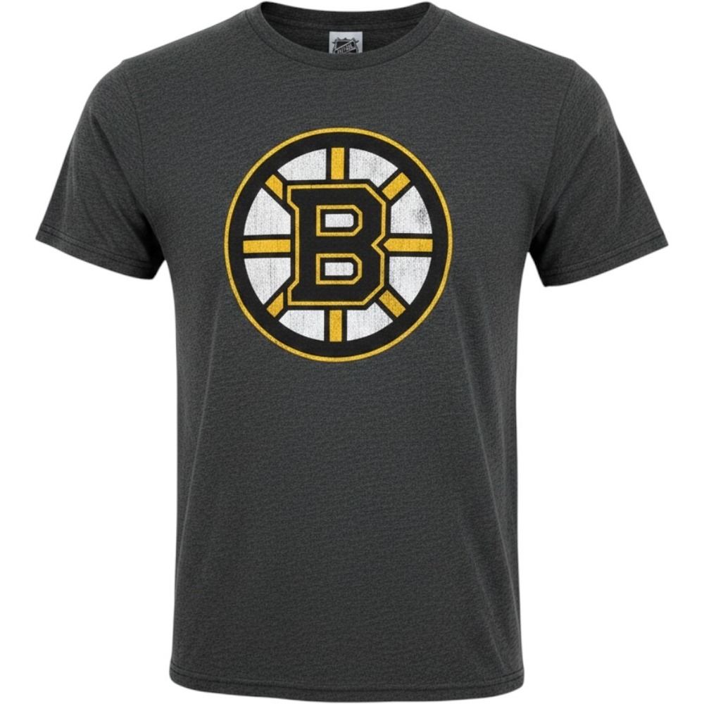 Retro Brand Boston Bruins NHL Tee Shirt Mens Medium Soft Cotton Grey NEW